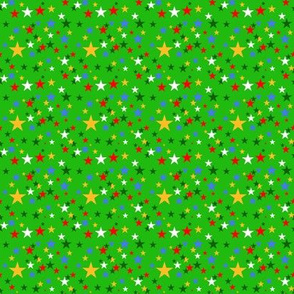 Christmas Stars RWGB