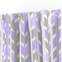 Purple Lavender Gray Grey Arrow Chevron  