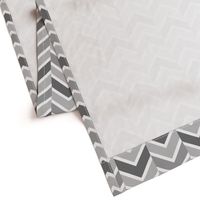 Grey Chevron Zigzag Herringbone Pattern 