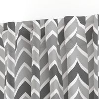 Grey Chevron Zigzag Herringbone Pattern 