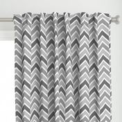 Grey Chevron Zigzag Herringbone Pattern 