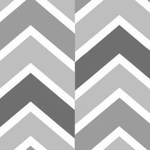 Grey Chevron Zigzag Herringbone Pattern 