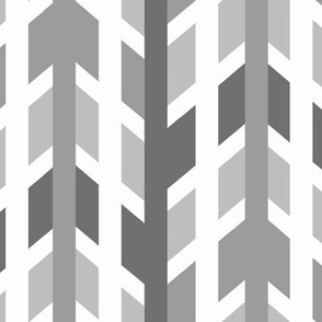 Gray Grey Arrow Chevron   