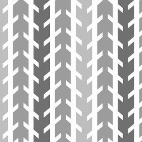 Gray Grey Arrow Chevron