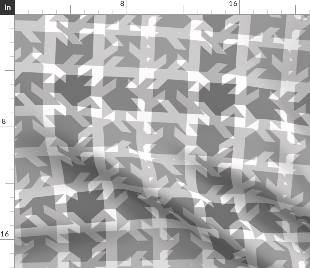 Gray Grey Plaid  Stamped Pattern 
