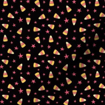 Pink Candy Corn and Stars