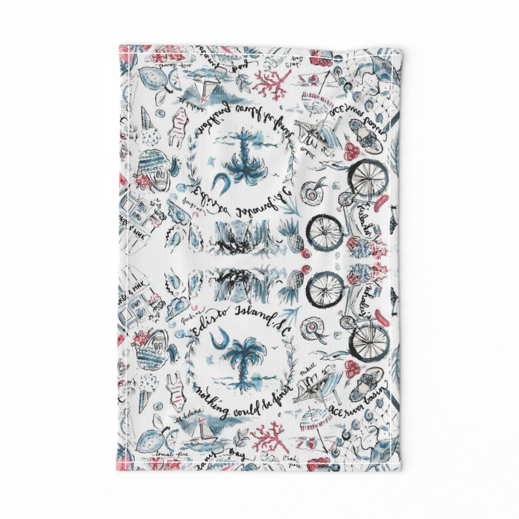 Lowcountry Life Edisto Island Tea Towel