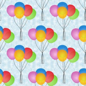Floating Balloon Group Colorful