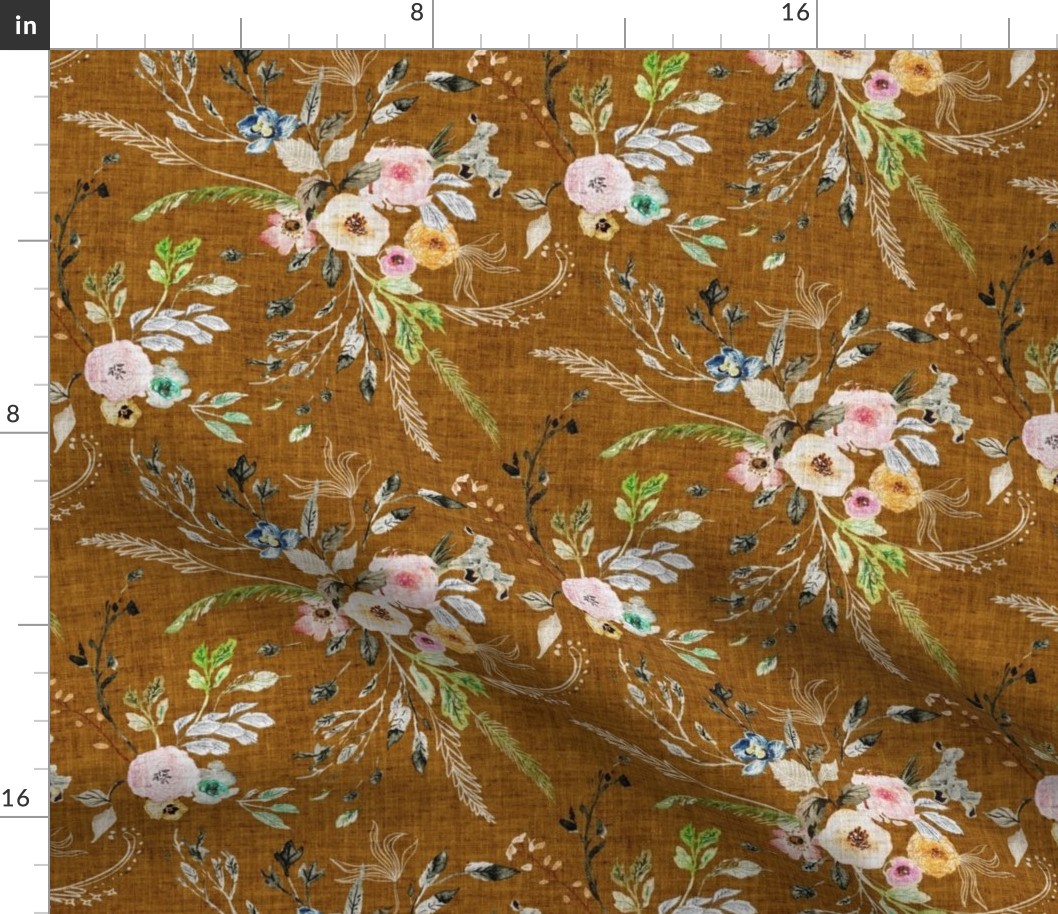 La Boheme Floral (russet) MED