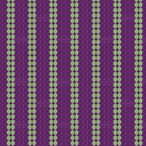 Chain - purples & green