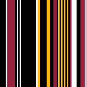 The Cardinal the Yellow and the Black: Vertical Stripes 2 - LARGE
