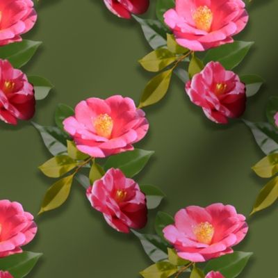 Camellia Garden Chinoiserie Printemps Moyenne