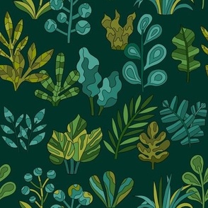 Plants. Botanical design.