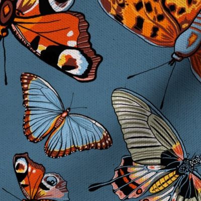 Butterfly Paint By Number Linen