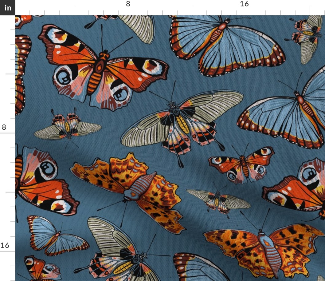 Butterfly Paint By Number Linen