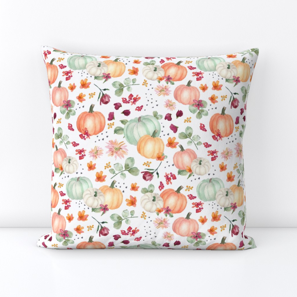 pumpkin fall floral 