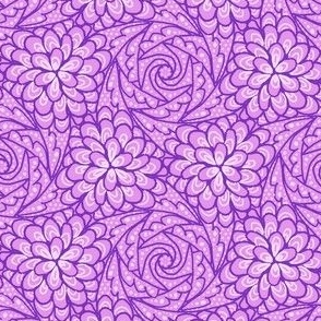 Flowing Rosette - Violet