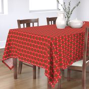 Dots and Triangles Red