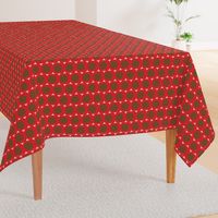 Dots and Triangles Red