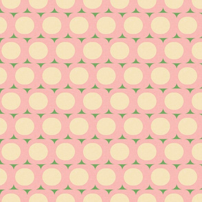 Dots and Triangles Pink