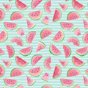 Watermelon Slices (crystal blue stripes) smaller