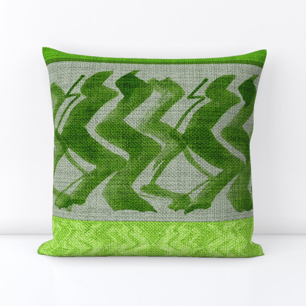 zigzag_lime_green_linen