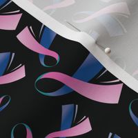 Thyroid Cancer Ribbons Cute Black-01