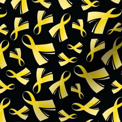 Sarcoma Bone Cancer Ribbons Cute Black-01