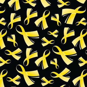 Sarcoma Bone Cancer Ribbons Cute Black-01