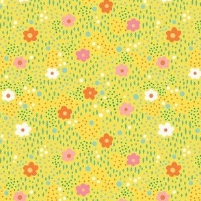 Floral Yellow Field 