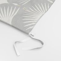 Art Deco Swans 7" Fabric, 6" Wallpaper Wingspan