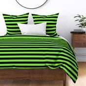 stripes - halloween - green and black - LAD19