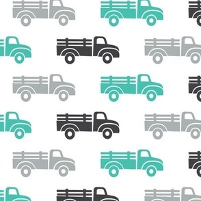 trucks - teal and grey - LAD19