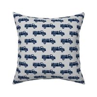 trucks - navy on grey - LAD19