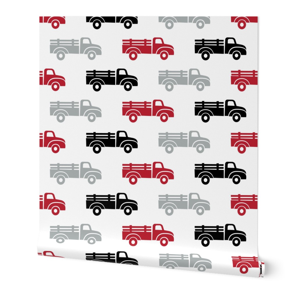 trucks - red black grey - LAD19