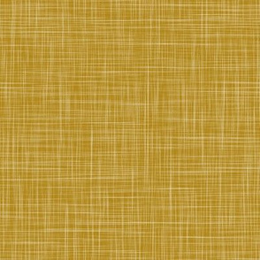 Linen Solid - Ochre (Bees & Lemons)