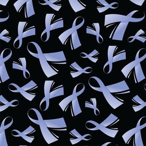 Pancreatic Cancer Ribbons Cute Black-01