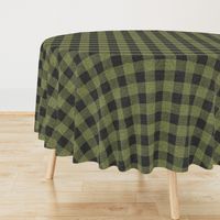 2” Heather Buffalo Plaid (heather black + pepperstem)