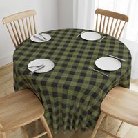 2” Heather Buffalo Plaid (heather black + pepperstem)