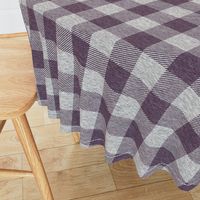 2” Heather Buffalo Plaid (heather eggplant)