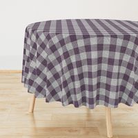 2” Heather Buffalo Plaid (heather eggplant)