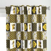 Little Man - Construction Nursery Wholecloth - yellow (90) - LAD19