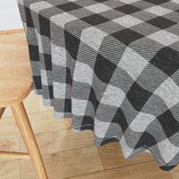 2” Heather Buffalo Plaid (heather black)