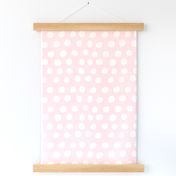 Hand Drawn Polka Dots in Pink