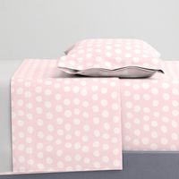 Hand Drawn Polka Dots in Pink