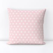 polka dots in pink beige