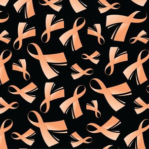 Gynecological Cancer Ribbons Cute Black-01