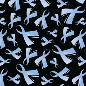 Prostate Cancer Ribbons Cute Black-01
