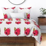 Flying pig PILLOW size