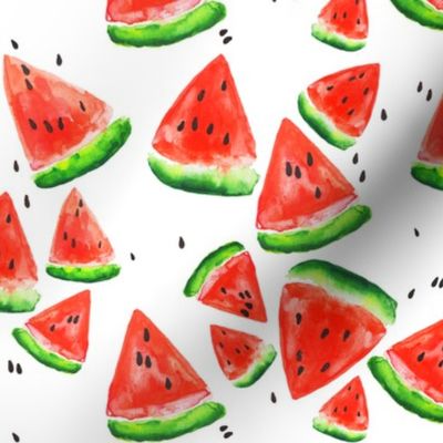 watercolor watermelons